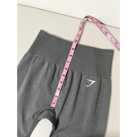 Gymshark Gray Seamless High Waisted Full Length  Leggings Size XS - Picture 8 of 9